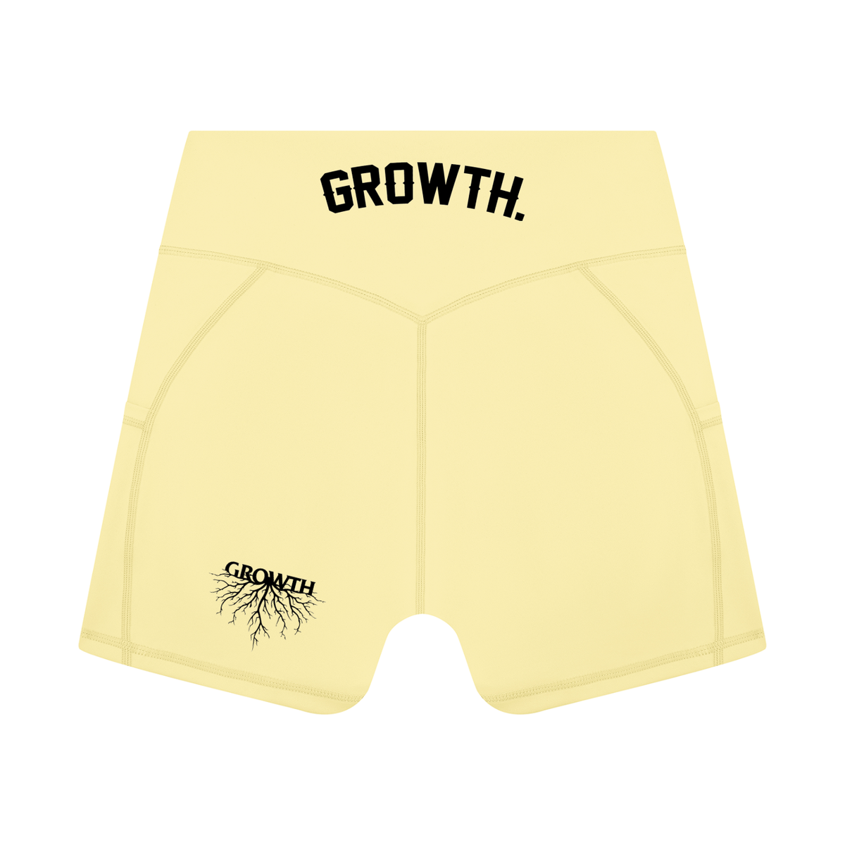 Growth Womans High Rise Yoga Shorts